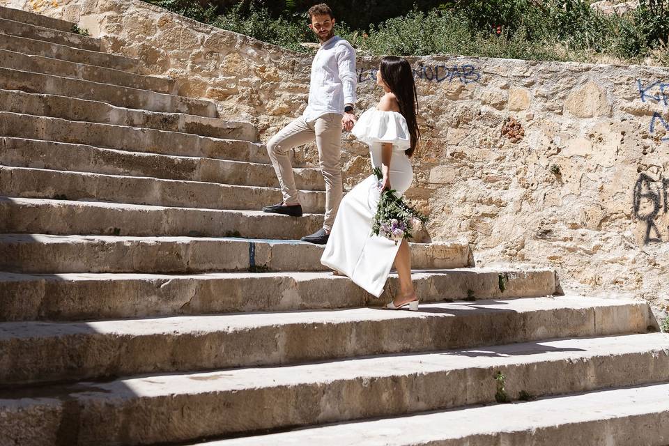 Crete wedding couple Chania