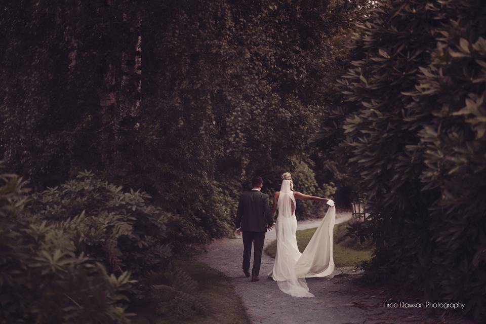 20-acres of private grounds