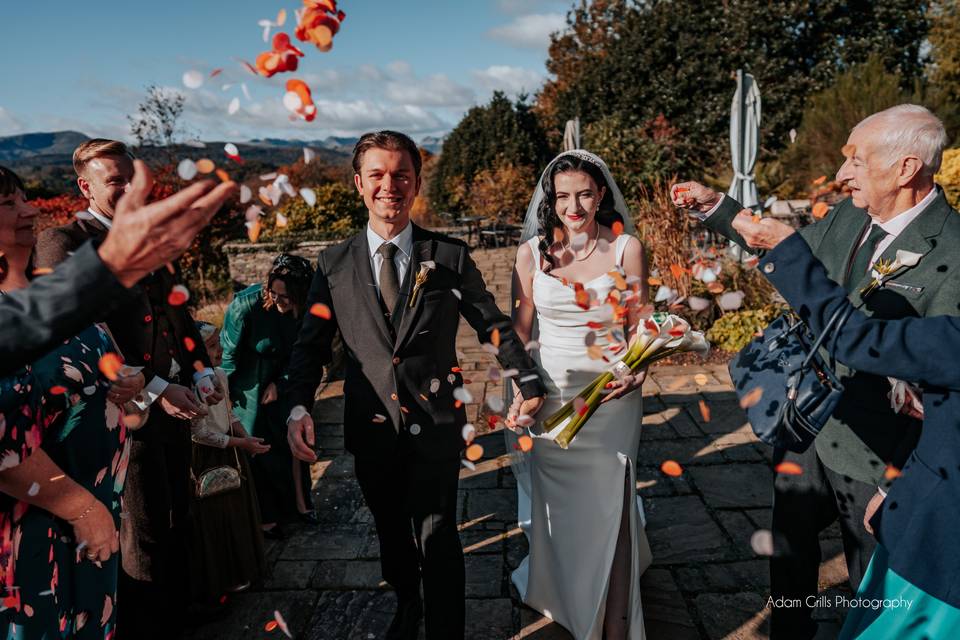 Grounds for confetti shot