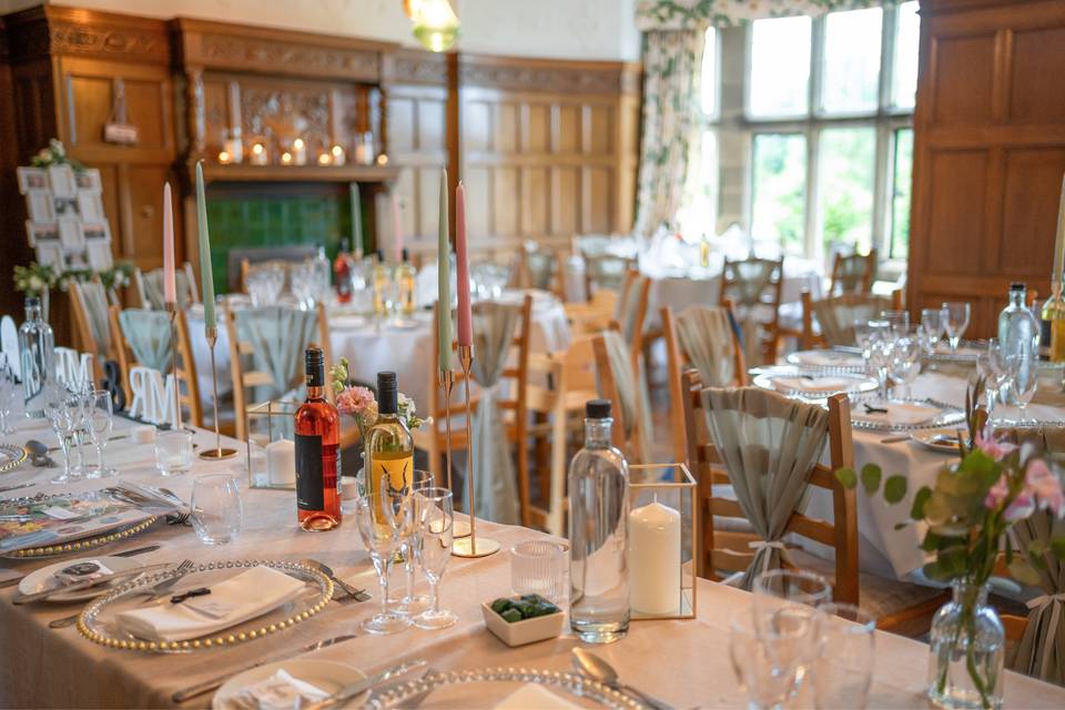 Wedding breakfast in our Hall