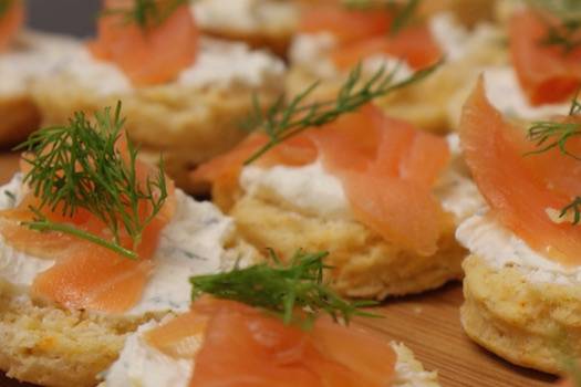 Delicious canapes