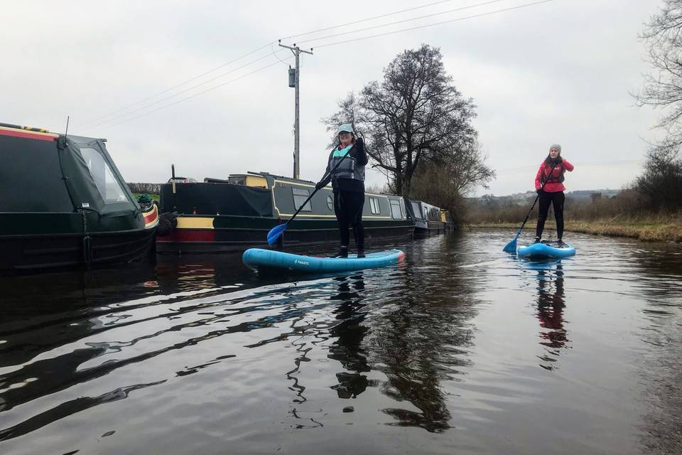 Relaxing canal sup trip