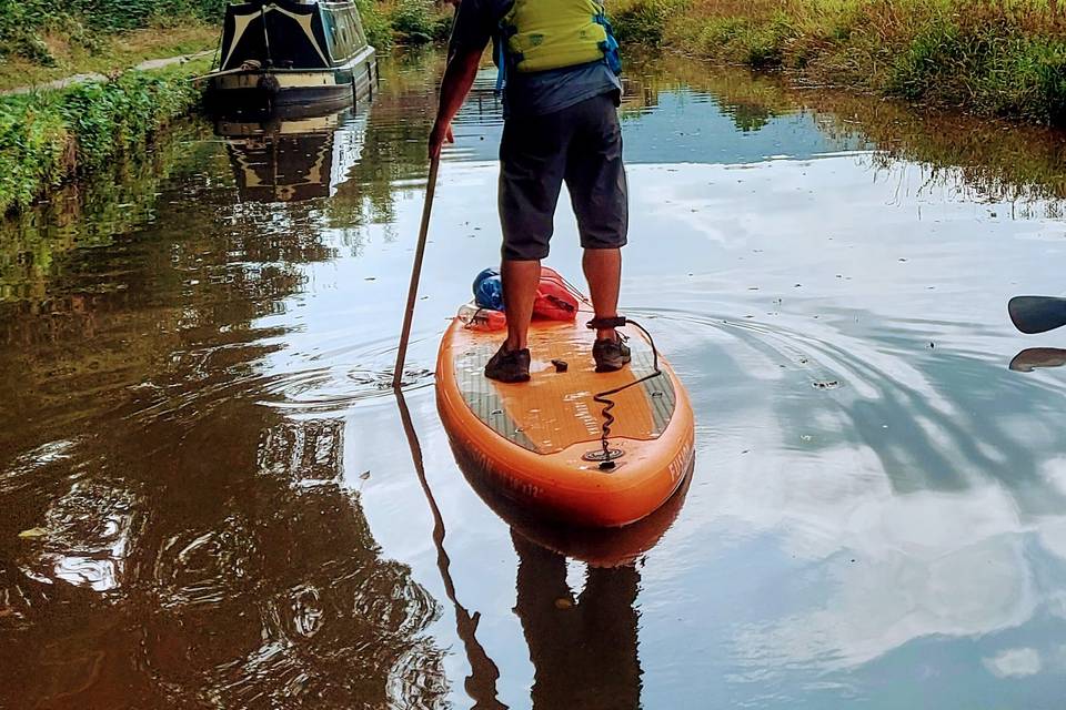 Relaxing canal sup trip