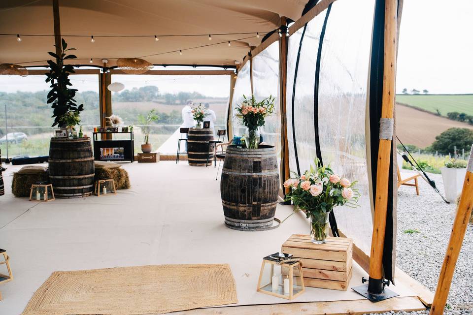 Marquee set up