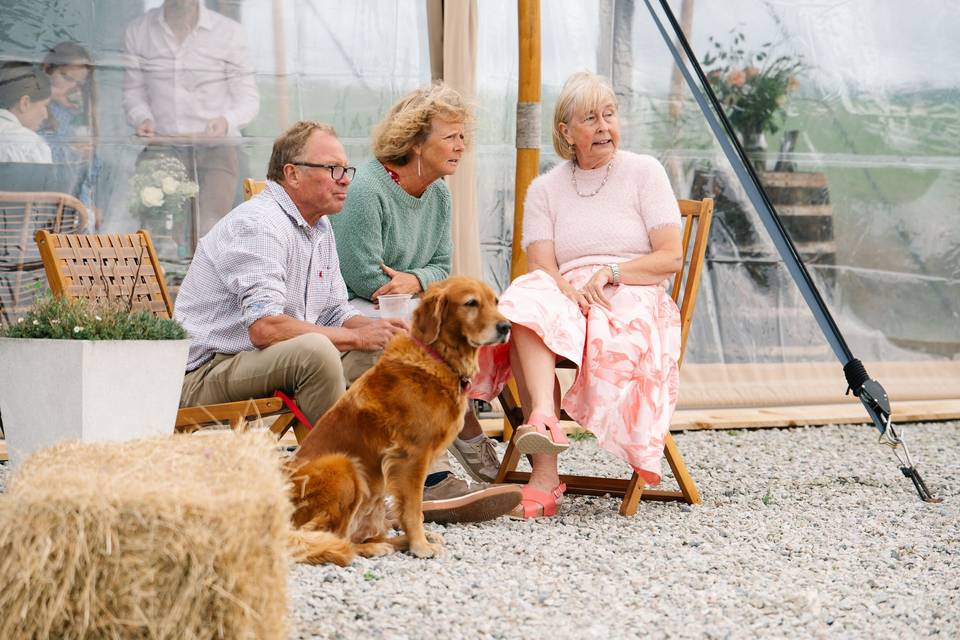 Guests relaxing