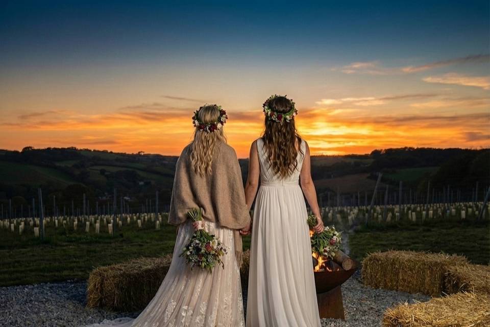 Sunset brides