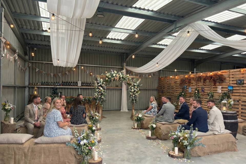 Barn wedding