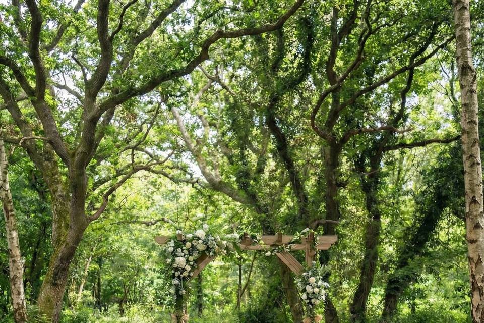 Woodland wedding