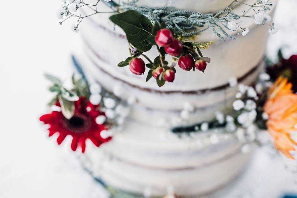 Cake with decor