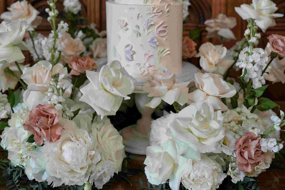 Soft painted buttercream