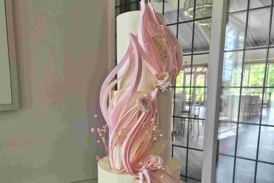 Wafer paper cake