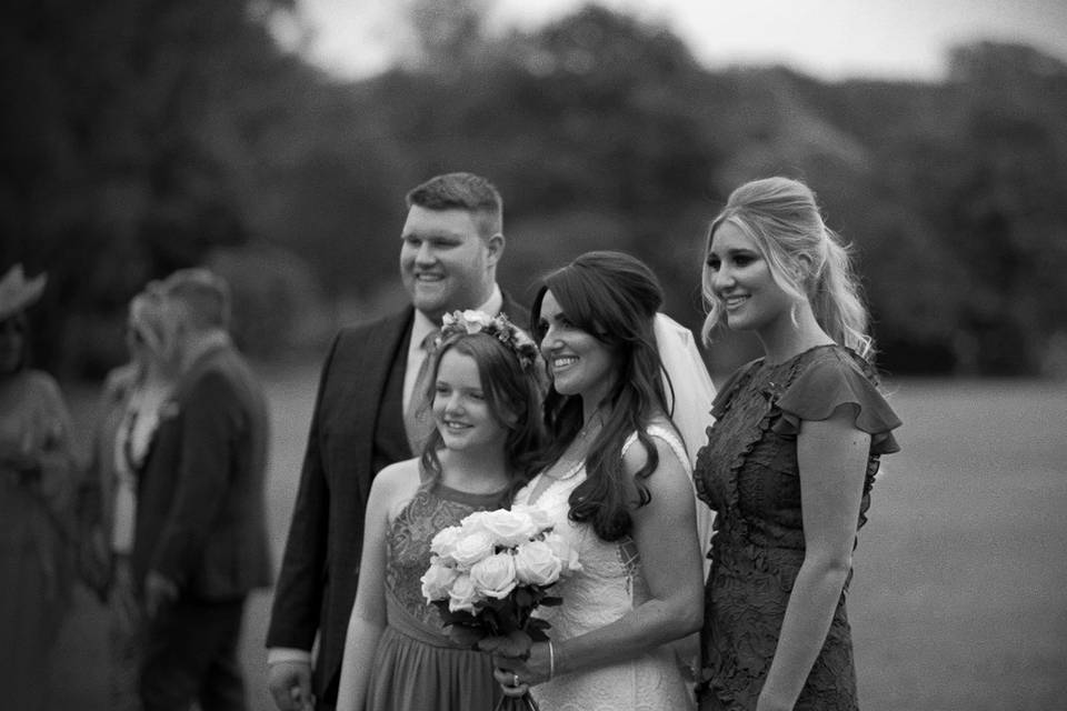 Danielle with the Flower girl