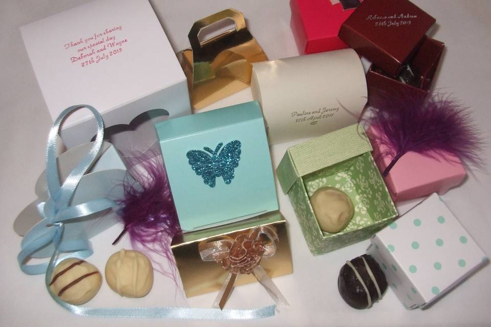 Favour boxes