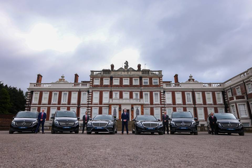 Fleet of Mercedes Vehicles