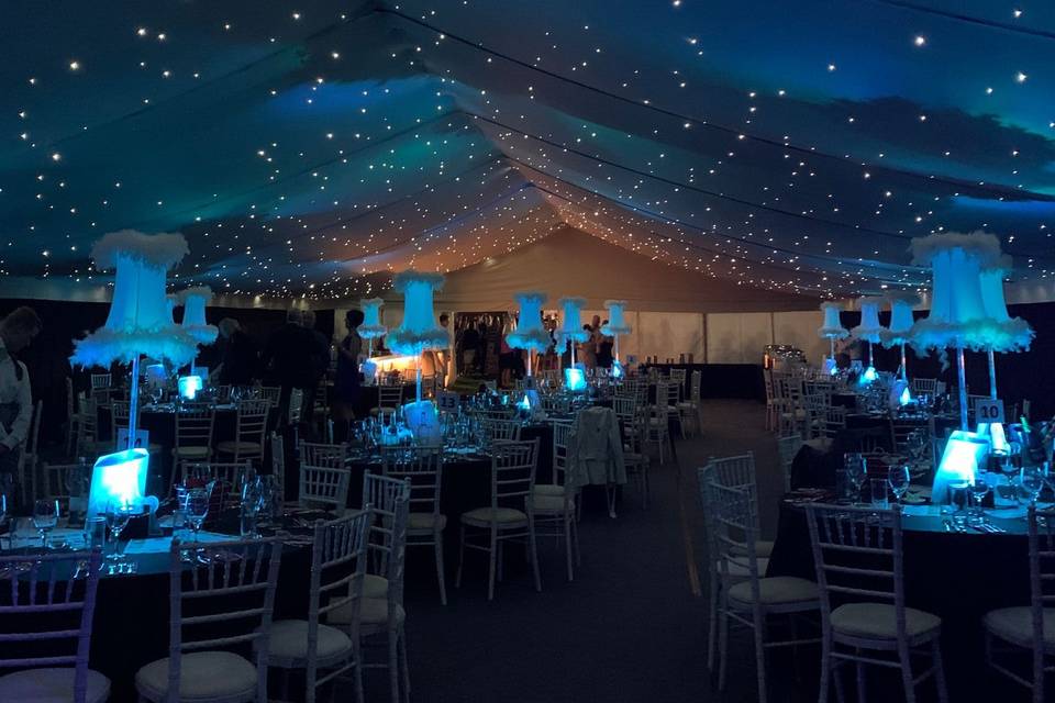 Bespoke wedding lighting