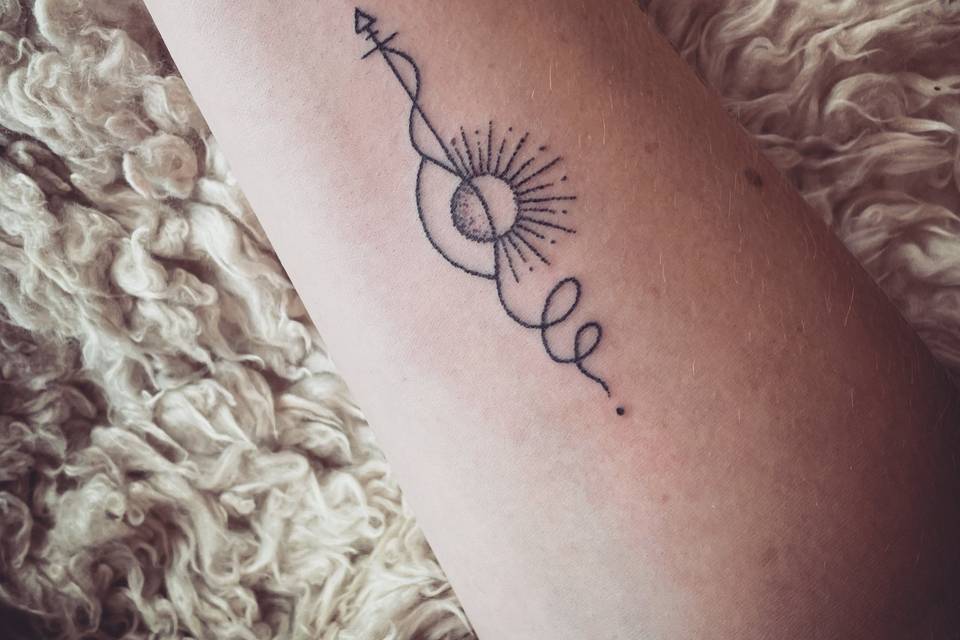 Small tattoo example