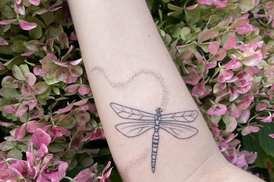 Dragonfly tattoo