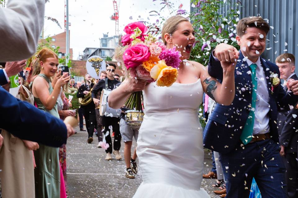 Confetti in Liverpool