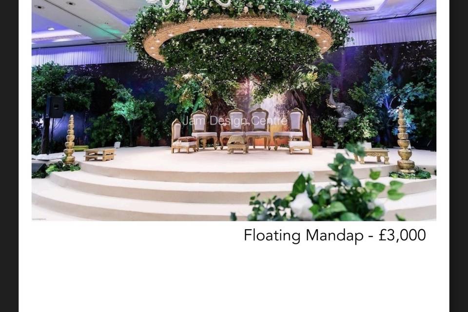 Wedding Mandap floating