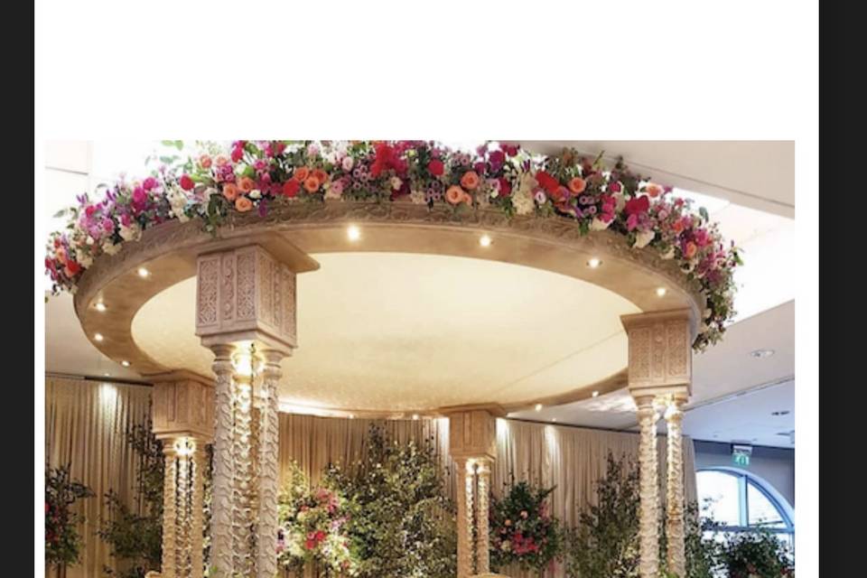 Circular Wedding Mandap