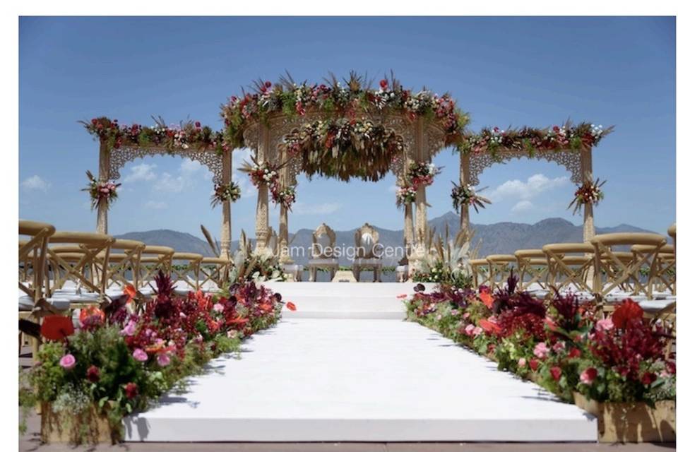 Wedding Mandap six pillars