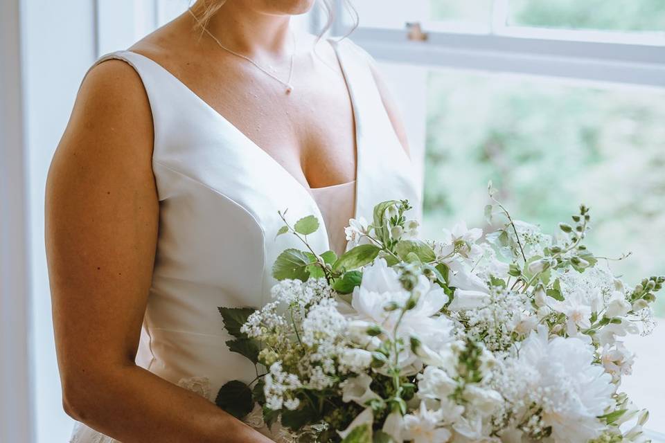 Bride at Newhall Estate