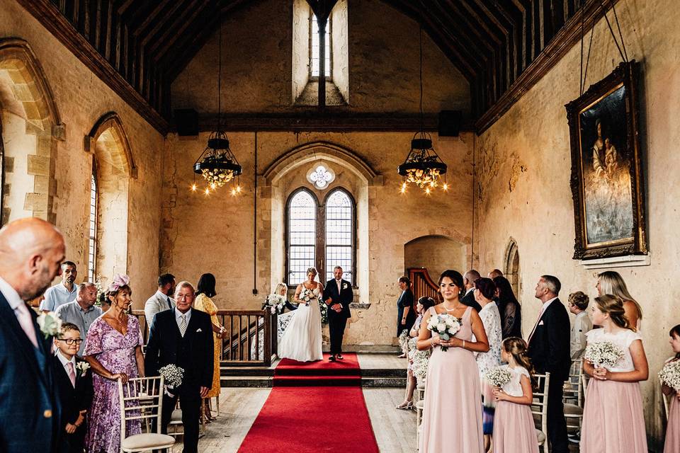 Bilsington Priory wedding