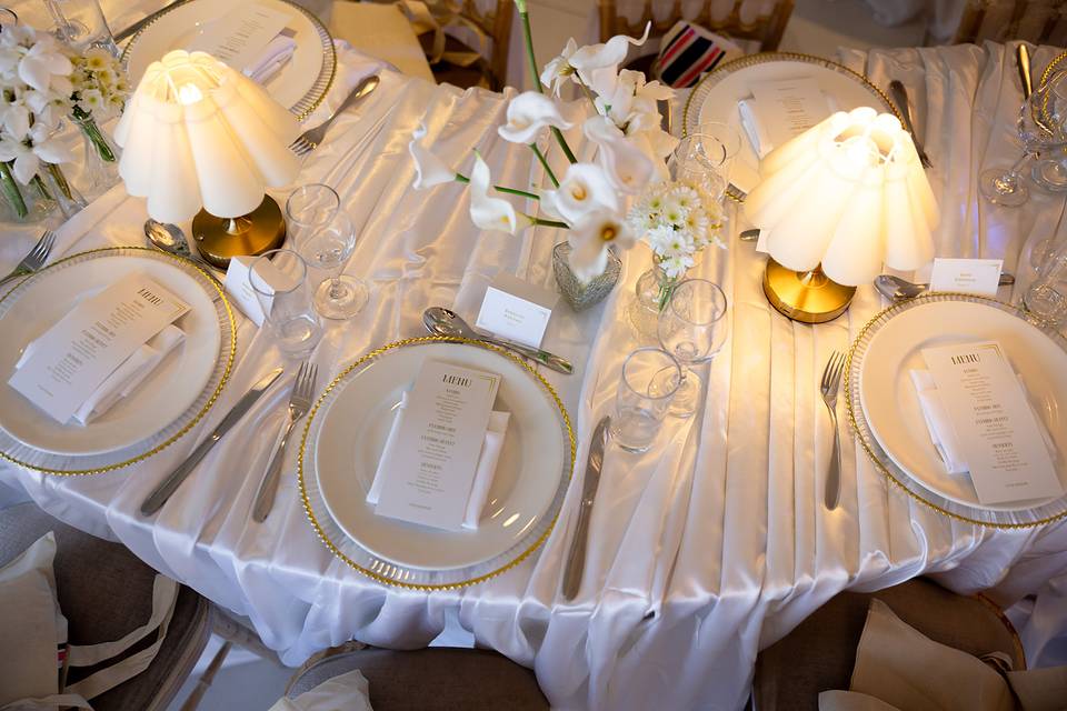 Luxury tablescape-Froyle park