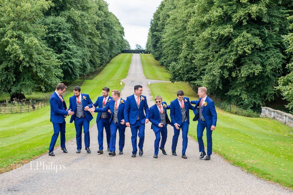 Brxated Park wedding