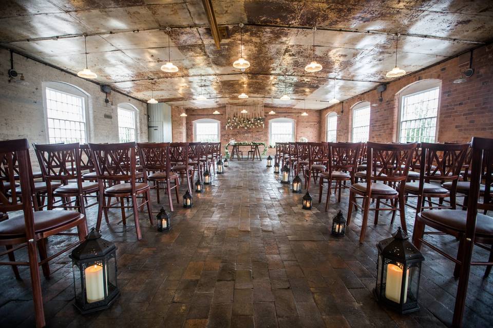 Beautiful ceremony space