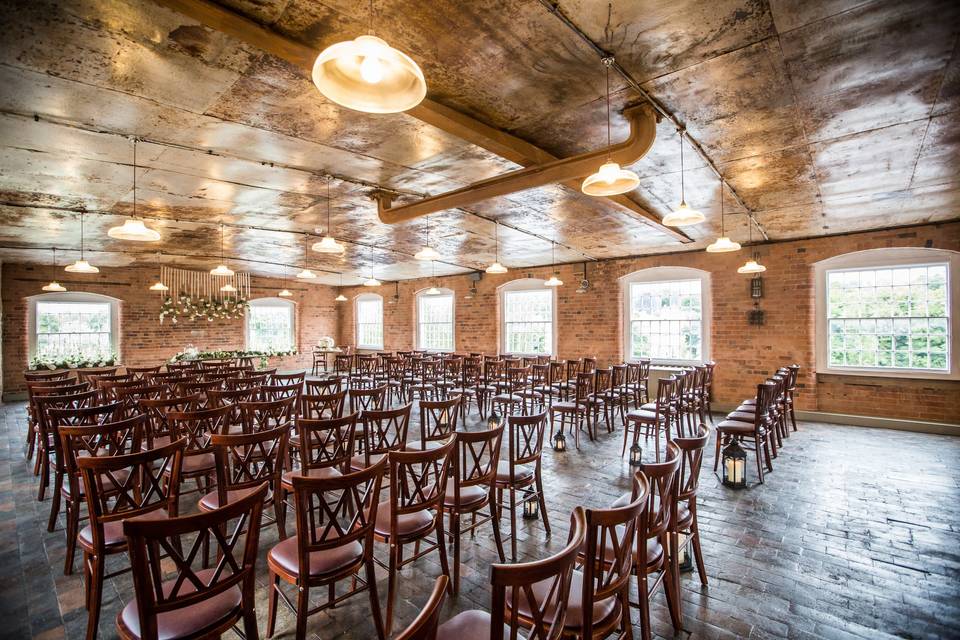 The Cotton Quarter ceremony setup