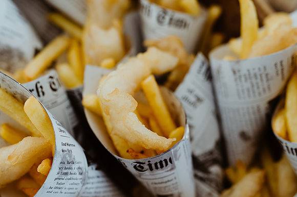 Fish & chip canapés