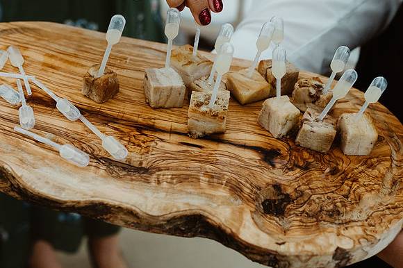 Pork Belly & Apple canapés