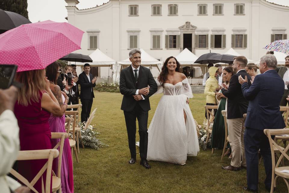 Let the wedding begin