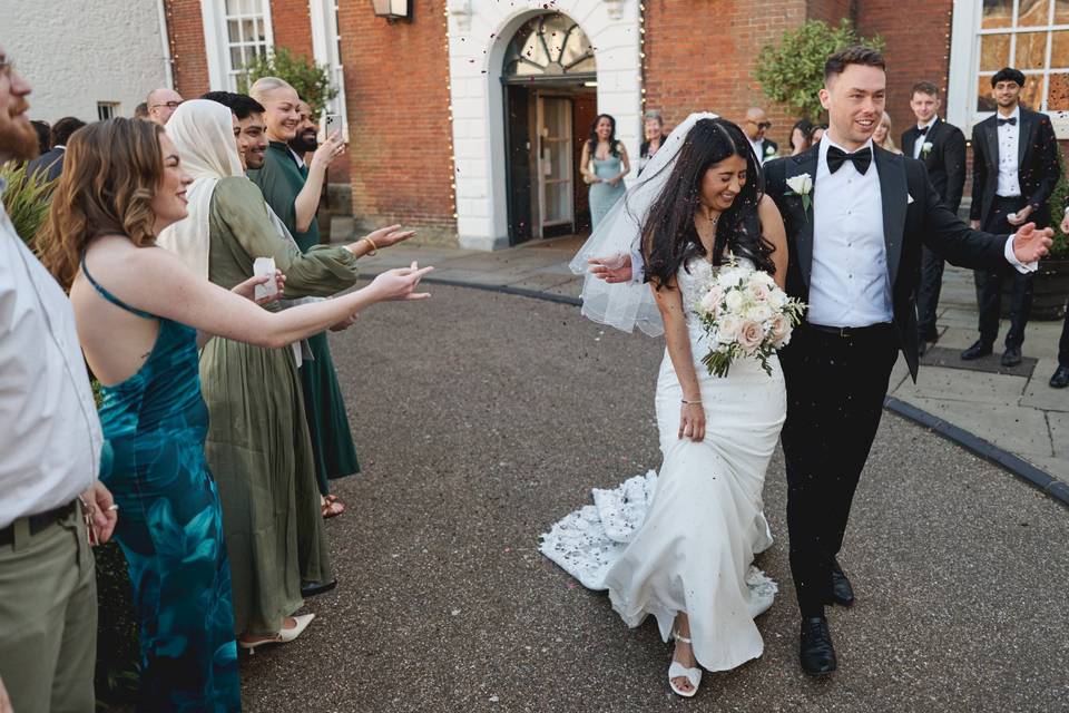 The receiving line