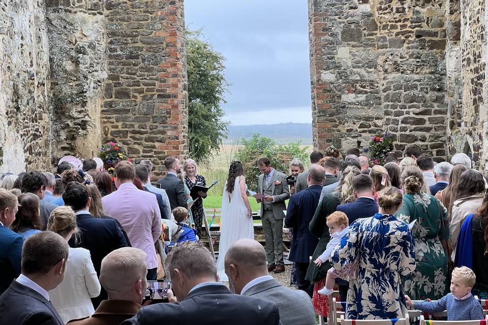 Civil Ceremony Inside Church