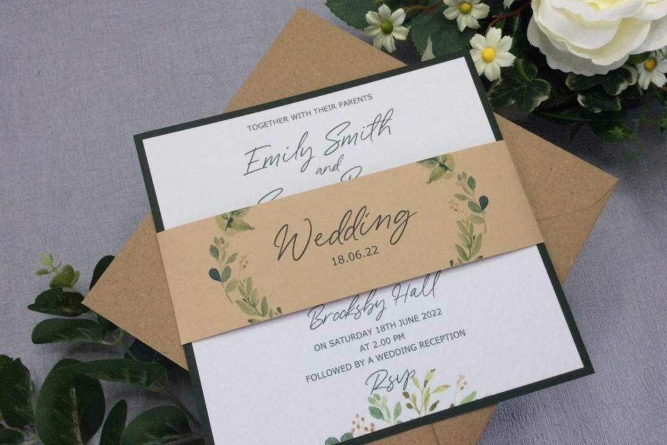 Rustic Invite