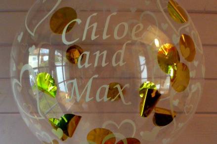 Personalised Confetti Bubble.