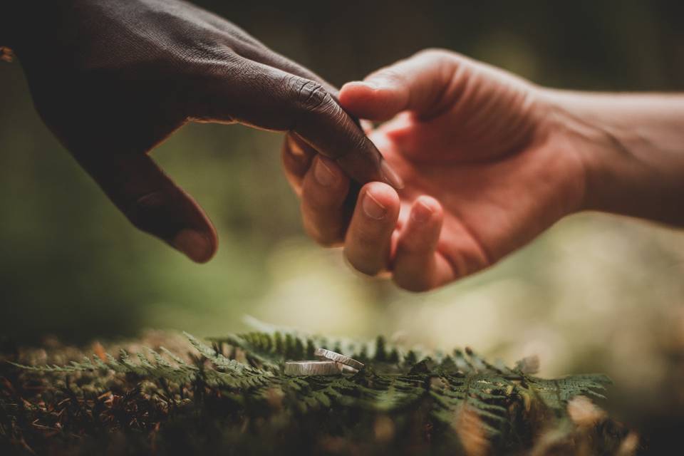 Holding hands