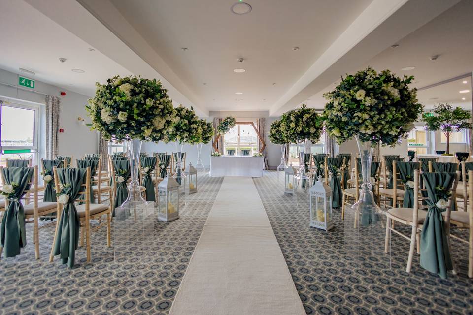 Indoor ceremony