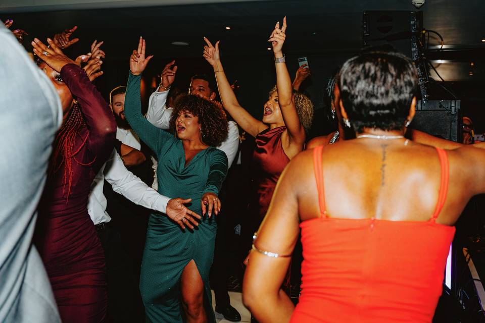 Bringing the vibe all night