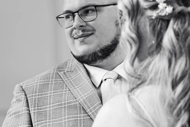 Proud groom