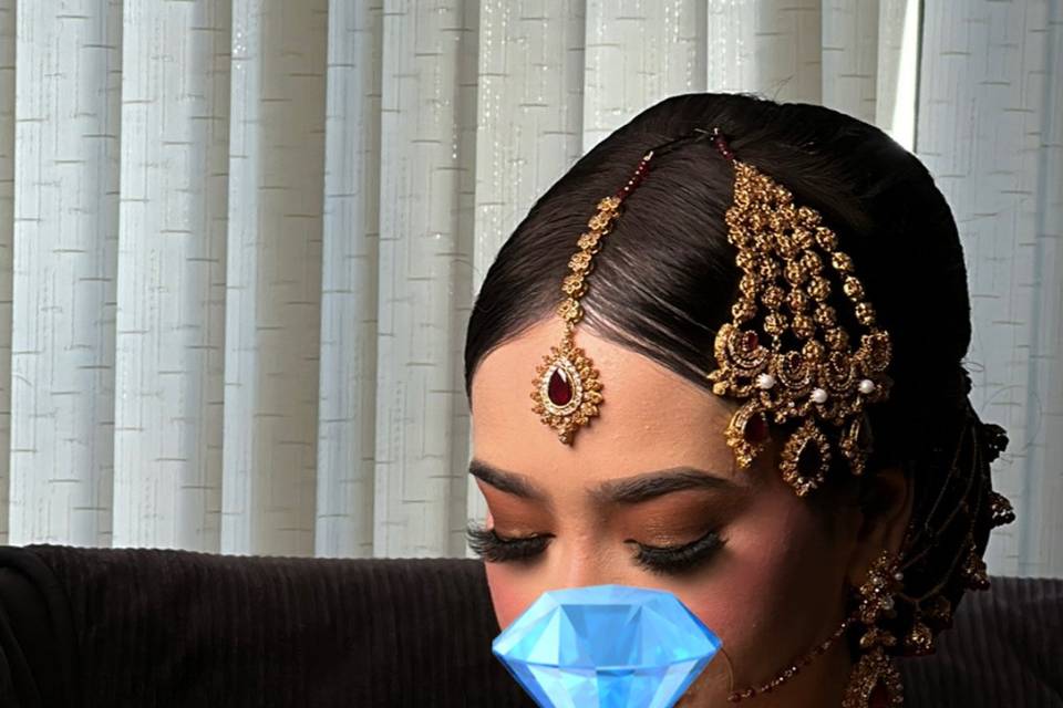 Pakistani bride portrat