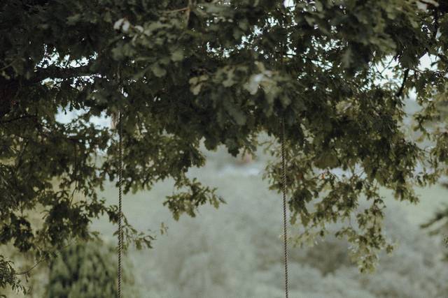 Couple on Swing at Broadoaks