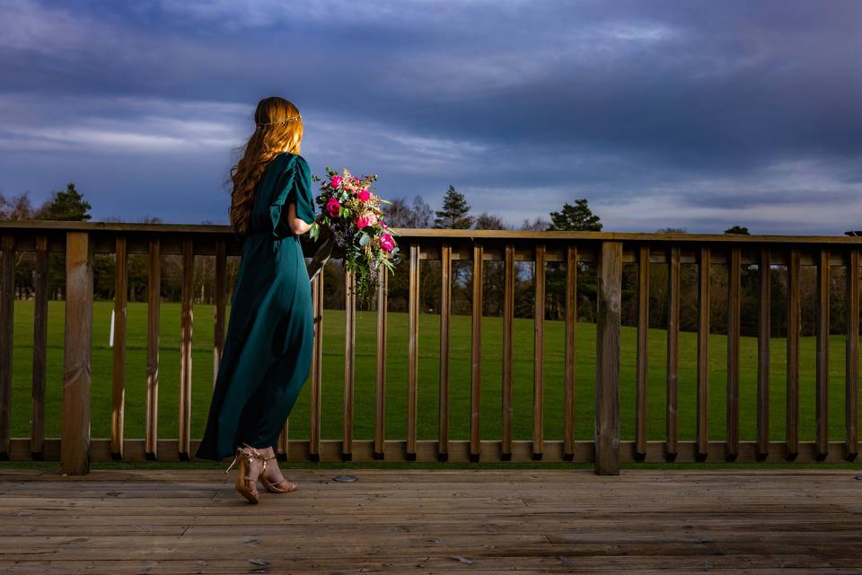 View on the terrace