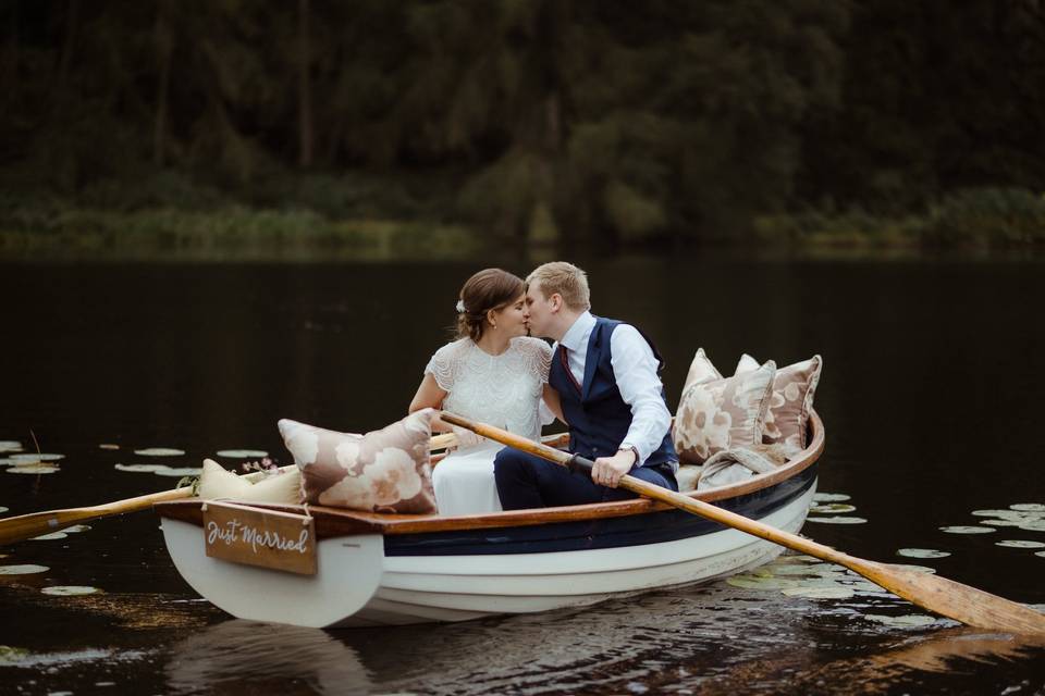 Couple in Rowboat