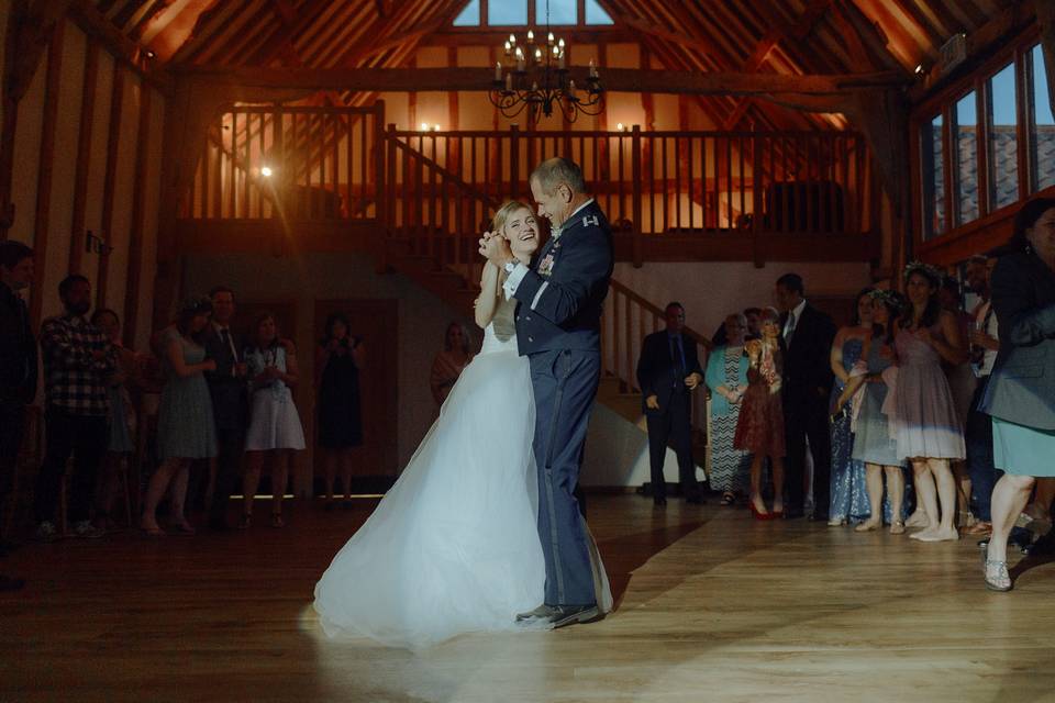 Bride and father dance 1