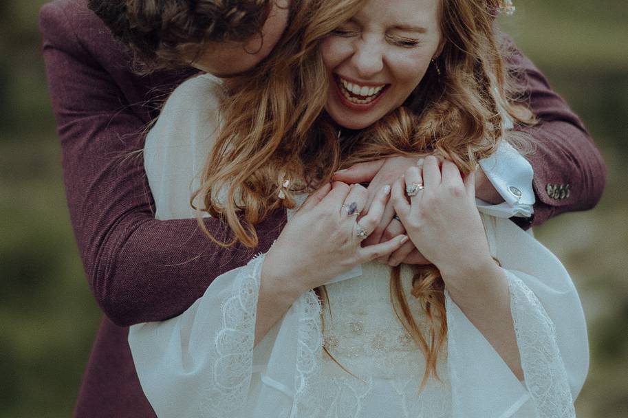Laughing together