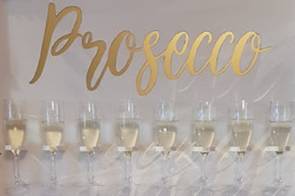 Prosecco wall