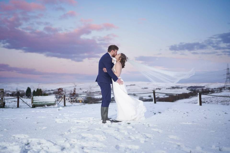 Portrait in the snow